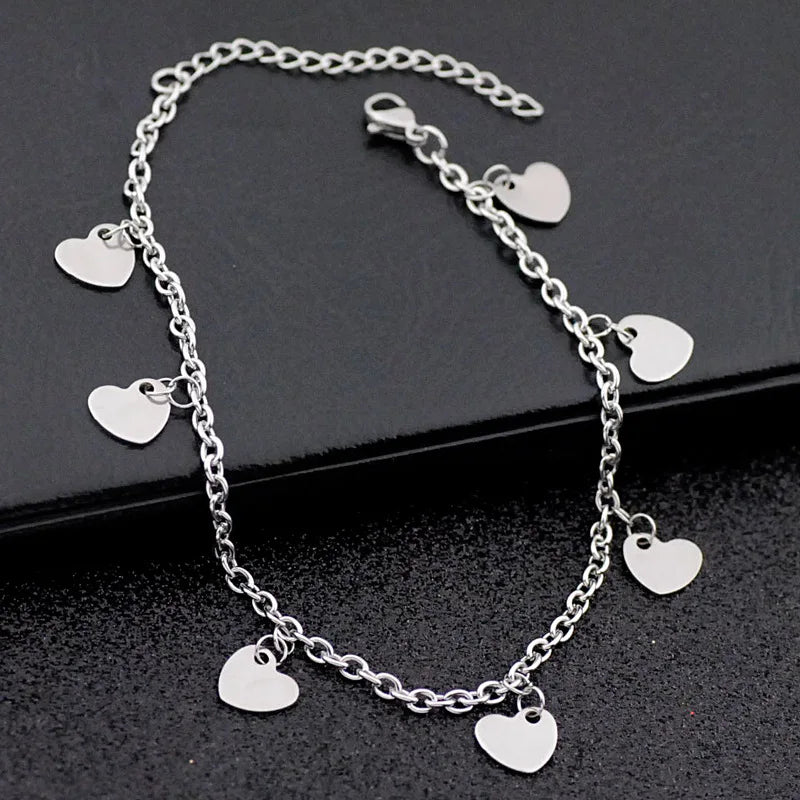 Woman’s Stainless Steel Ankle Bracelet