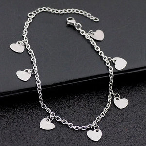 Woman’s Stainless Steel Ankle Bracelet