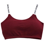 Load image into Gallery viewer, Sexy Seamless Removable Padded Bra Casual Letter Print Bra Fitness Breathable Women Bra
