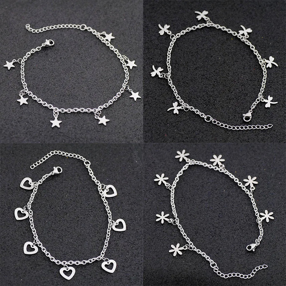 Woman’s Stainless Steel Ankle Bracelet
