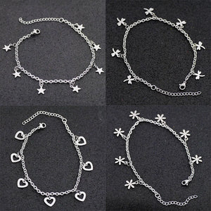 Woman’s Stainless Steel Ankle Bracelet