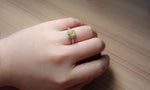 Load image into Gallery viewer, 18k White Gold Yellow/white Diamond Rings for Women Luxury Engagement Bizuteria Anillos Genmstone 18k Gold Diamond Wedding Rings
