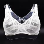 Load image into Gallery viewer, Bras For Women Plus Size Bralette Lace Womens Underwear Embroidery Transparent Sexy Lingerie Brassiere BH Tops A B C D DD Cup
