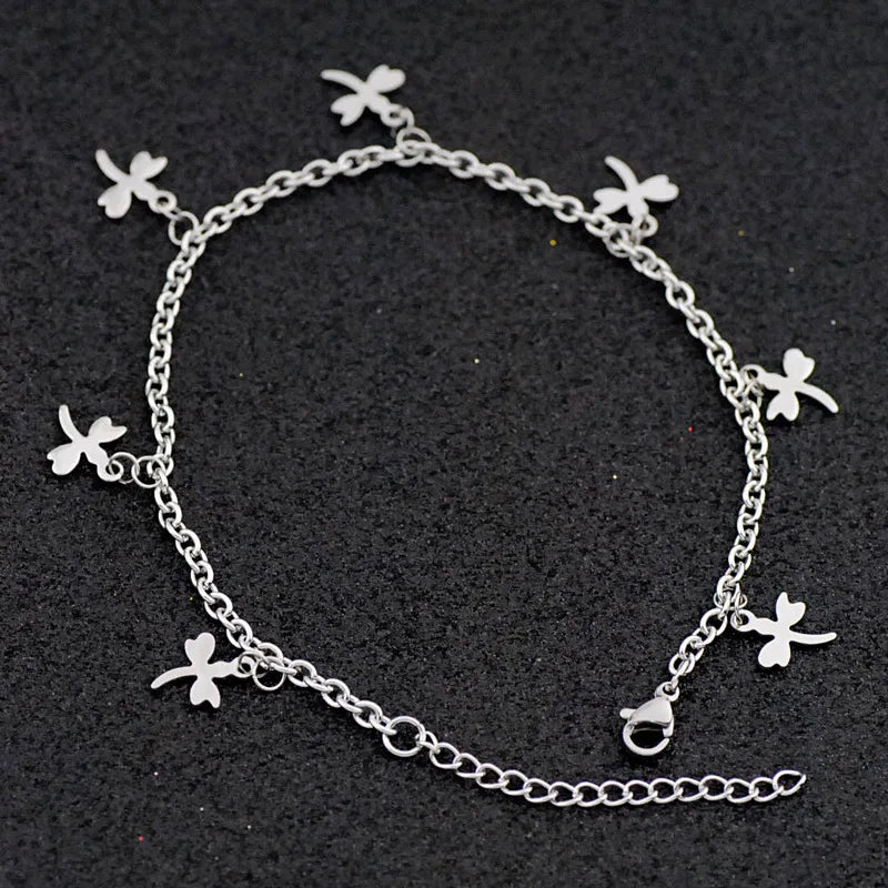 Woman’s Stainless Steel Ankle Bracelet
