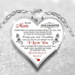 Load image into Gallery viewer, Romantic To My Mom Heart Necklace Epoxy Inspirational Necklaces For Mother Jewelry Birthday Gifts

