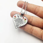 Load image into Gallery viewer, Romantic To My Mom Heart Necklace Epoxy Inspirational Necklaces For Mother Jewelry Birthday Gifts
