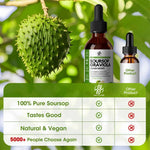 Load image into Gallery viewer, Organic Soursop Graviola Liquid Drops for Natural Antioxidant, Cell Support &amp; Regeneration, Immune Boost, Rich in Multivitamin
