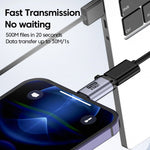 Load image into Gallery viewer, Elough USB C To Lightning adapter for iPhone 15 Fast charging Data Transfer type c to usb Adapter for IOS to Micro usb Android
