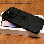 Load image into Gallery viewer, Phone Case For iPhone 11 Cases iPhone 15 16 17 Pro Max 14 13 12 X XS XR Plus Air Creative Compass Pattern Shockproof Soft Cover
