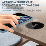 Load image into Gallery viewer, Built in Desktop Device Fast Wireless Charger 30W Quick Charger 3.0 Embedded Caricabatter Tipe C Chargeur Induction Charging
