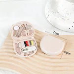 Load image into Gallery viewer, Adorable Pink Sewing Kit: Complete Set with Everything You Need, Compact &amp; Convenient for On-the-Go Fixes
