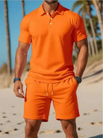 Load image into Gallery viewer, 2026 Men's Short-Sleeved T-Shirt and Sports Shorts Set Casual Sportswear Fashionable Summer
