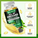 Load image into Gallery viewer, Oregano Oil Softgels, Promote Digestion, Gut Health, Immune &amp; Energy Support, Anti-oxidation, Organic Foods Supplement, Non-GMO
