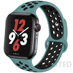 Load image into Gallery viewer, Silicone Strap For Apple Watch Band 45mm 44mm 40mm 49mm 41mm 38mm 42mm Sport bracelet iWatch Ultra 2 Series 9 8 7 6 se for nike
