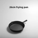 Load image into Gallery viewer, Cast Iron Pan Uncoated Frying Pan Small Frying Egg Pan Household Pan Kitchenware Set Oil Splashing Pan Cast Iron Cookware Frying
