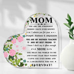 Load image into Gallery viewer, Gifts for Mom, Mom Birthday Gifts Mothers Day Gifts - Acrylic Keepsake - I Love You Mom Gifts from Son Daughter
