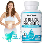 Load image into Gallery viewer, 60 Billion Probiotic Supplement - 10 Unique Strains + Organic Prebiotics - Immune System Boosting Support Gut &amp; Digestive Health
