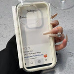 Load image into Gallery viewer, Luxury Candy Color Frame Clear Back Phone Case For iPhone 17 16 15 14 13 12 Pro Max 11 16PLUS 17 Acrylic Shockproof Bumper Cover
