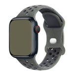 Load image into Gallery viewer, Silicone Strap For Apple Watch Band 45mm 44mm 40mm 49mm 41mm 38mm 42mm Sport bracelet iWatch Ultra 2 Series 9 8 7 6 se for nike
