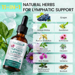 Load image into Gallery viewer, 60ml Lymphatic Support Drops 11 in 1 Echinacea Extract Natural Herbs Supplement for Improves Fluid Circulation Enhances Immunity

