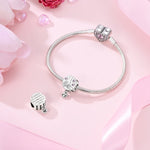 Load image into Gallery viewer, 925 Sterling Silver Mom Is A Forever Friend Charms Beads For Women Fit Original Bracelet DIY Mother's Day Jewelry Gifts
