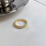 Load image into Gallery viewer, New in Donut Dazzling inlay Full Diamond rings for women Classic Light Luxury Exquisite Ring Adjustable Party Jewelry Gifts
