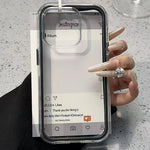 Load image into Gallery viewer, Luxury Candy Color Frame Clear Back Phone Case For iPhone 17 16 15 14 13 12 Pro Max 11 16PLUS 17 Acrylic Shockproof Bumper Cover
