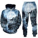 Load image into Gallery viewer, New Animal 3D Tiger Printed Hoodie + Pants Suit Cool Men/Women 2 Pcs Sportwear Tracksuit Set Autumn And Winter Men&#39;s Clothing
