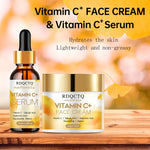 Load image into Gallery viewer, Vitamin C Cream &amp; Serum 2-Piece Set: Optimized Title with Key Ingredients and Safe Efficacy Claims
