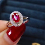 Load image into Gallery viewer, Top Quality Natural and Real Ruby Ring Gemstone Wedding Engagement Rings for Women Fine Jewelry Gift Wholesale
