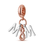 Load image into Gallery viewer, Original 925 Sterling Silver Charms Heart Bead Love Mom Pendant Fit Original Bracelet For Women DIY Jewelry Mother's Day Gift
