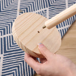 Load image into Gallery viewer, 1pc Wooden Standing Paper Towel Holder - Kitchen &amp; Restaurant Roll Dispenser
