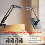 Load image into Gallery viewer, Adjustable Folding Tablet Stand with MagSafe Magnetic Strong Magnet Lazy Bed Desk Phone Holder for iPad Pro 12.9 Samsung Tablets
