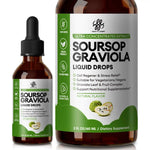 Load image into Gallery viewer, Organic Soursop Graviola Liquid Drops for Natural Antioxidant, Cell Support &amp; Regeneration, Immune Boost, Rich in Multivitamin
