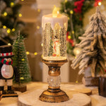 Load image into Gallery viewer, Christmas decorations: candles, crystal lights, cartoon snowflakes, birthday and Christmas gifts, scene setups
