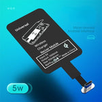 Load image into Gallery viewer, Wireless Charging Receiver Wireless Charging Adapter  Type C MicroUSB Lightning Support for Android Phone Wireless Charge
