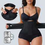 Load image into Gallery viewer, New Adjustable Waist Trainer for Women Double Belts Neoprene Corset with Zipper Workout Cincher for Tummy Control &amp; Back Support
