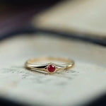 Load image into Gallery viewer, Classic Art Ruby rings for women Slim Stacked Style Light Luxury Retro fine Red Ring Suitable for Daily Wearing Jewelry Gifts
