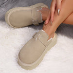 Load image into Gallery viewer, Women Slippers 2025 New Comfortable Indoor Slides Women Retro Warm Plush Lined Shoes Noise-reducing Family Slippers Easy To Wear
