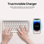 Load image into Gallery viewer, Built in Desktop Device Fast Wireless Charger 30W Quick Charger 3.0 Embedded Caricabatter Tipe C Chargeur Induction Charging
