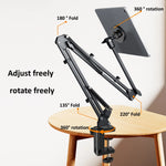 Load image into Gallery viewer, Adjustable Folding Tablet Stand with MagSafe Magnetic Strong Magnet Lazy Bed Desk Phone Holder for iPad Pro 12.9 Samsung Tablets
