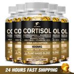 Load image into Gallery viewer, Cortisol Supplement, Hormone Balance, Magnesium, Ashwagandha, Rhodiola, L-Theanine, Vitamin B6 &amp; B12, Mood, Focus, Sleep Support
