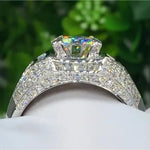 Load image into Gallery viewer, 14K Gold 3 Carats Diamond Ring for Men Rock 14k Gold Jewelry Anillo Esmaltado Silver 925 Jewelry Bague Diamant Bizuteria Rings
