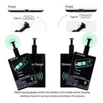 Load image into Gallery viewer, Wireless Charging Receiver Wireless Charging Adapter  Type C MicroUSB Lightning Support for Android Phone Wireless Charge
