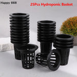 Load image into Gallery viewer, 25 Pieces Of Hydroponic Baskets For Soilless Cultivation Of Garden Vegetables, Aeroponics Plastic Planting Mesh Pots
