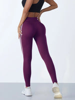 Load image into Gallery viewer, Yoga Leggings Women Striped Slim Sports Pants High Waist Hip Liftting Casul Tights Workout Running Stretchy  Gym Leggings
