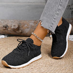 Load image into Gallery viewer, 2025 New Sneakers for Women Fashion Breathable Comfortable Soft Sneakers Women Mesh Fabric Lace Up Woman Shoes Female Footwear
