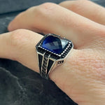 Load image into Gallery viewer, Hot Sale New Fashion Atmospheric Retro Zircon Ring Men's Engagement Jewelry

