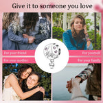 Load image into Gallery viewer, 925 Sterling Silver Mom Is A Forever Friend Charms Beads For Women Fit Original Bracelet DIY Mother's Day Jewelry Gifts

