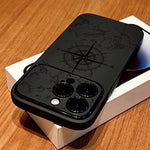 Load image into Gallery viewer, Phone Case For iPhone 11 Cases iPhone 15 16 17 Pro Max 14 13 12 X XS XR Plus Air Creative Compass Pattern Shockproof Soft Cover
